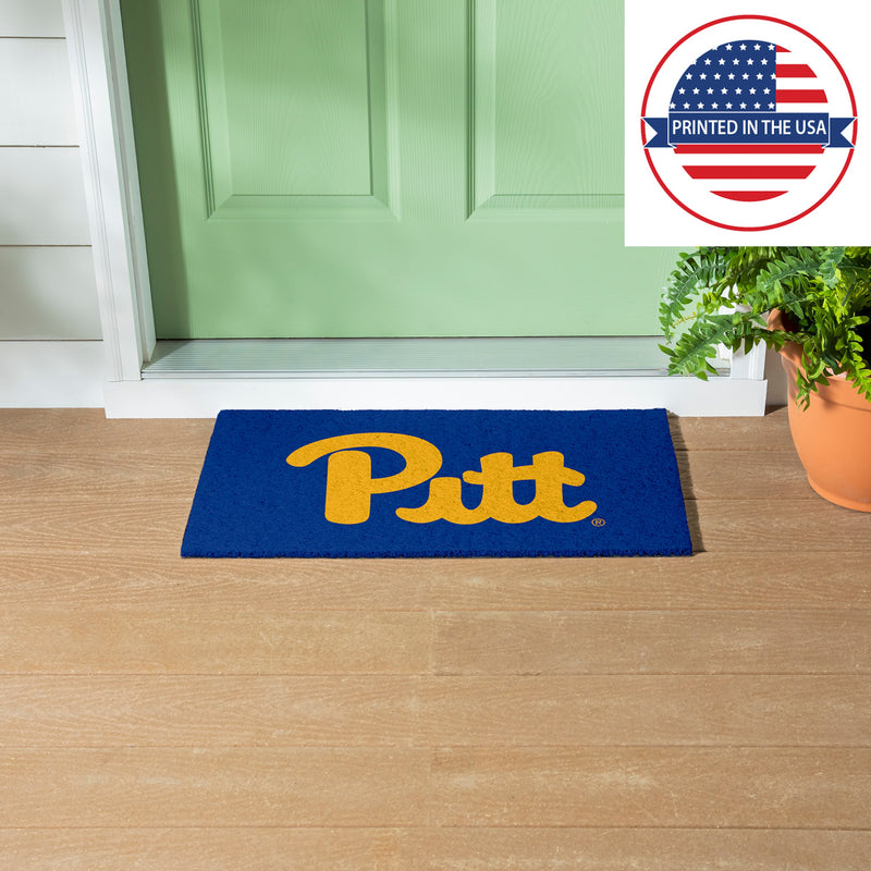 Full Color PVC Mat, 16" x 28", University of Pittsburgh