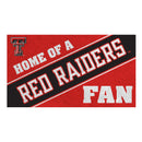 Texas Tech University, PVC Mat COLOR, Home of a Fan