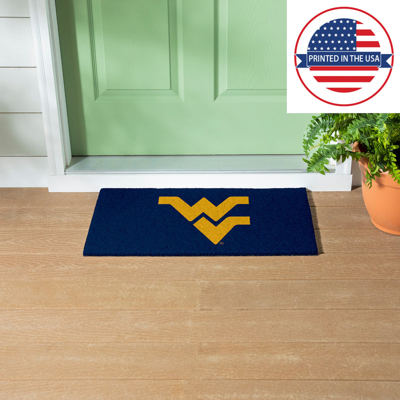Full Color PVC Mat, 16" x 28", West Virginia University