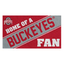 Ohio State University, PVC Mat COLOR, Home of a Fan