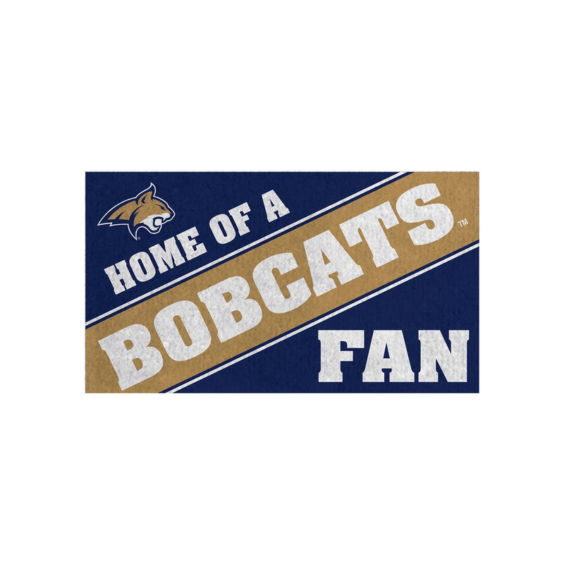 Montana State University, PVC Mat COLOR, Home of a Fan