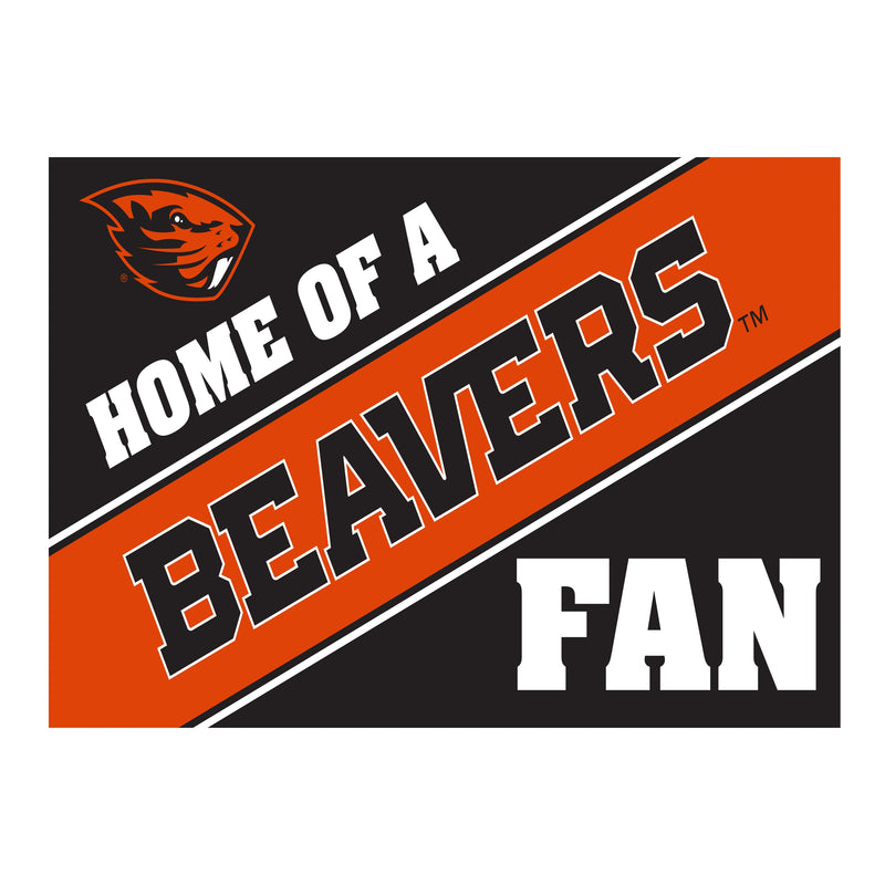 Oregon State University, PVC Mat COLOR, Home of a Fan