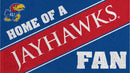 University of Kansas, PVC Mat COLOR, Home of a Fan