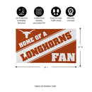 University of Texas, PVC Mat COLOR, Home of a Fan