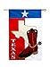 Flag, Gar, Texas Boot
