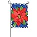 Garden Sub Suede Poinsettia Flag