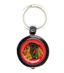 Hockey Puck Flashlight Key Ring - Chicago Blackhawks