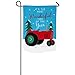 Snow Tractor Garden Applique Flag