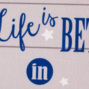 Life Is Better in Flip Flops Sassafras Switch Mat