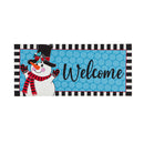 Patterned Snowman Sassafras Switch Mat