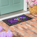 Mardi Gras Crazy Krewe Lives Here Sassafras Switch Mat