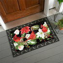 Joyful Cardinal Winter Visit Sassafras Estate Switch Mat