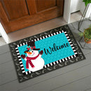 Patterned Snowman Sassafras Estate Switch Mat