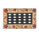 Fall Leaves Flocked Sassafras Mat Tray