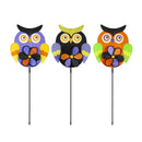 Halloween Owl Pinwheel Spinner, 3 Assorted