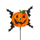 Evergreen Wind,Flying Friends Halloween Pinwheel Spinners, 3 Asst:  Flying Bats, Flying Ghost, Flying Witch,23x5x36 Inches