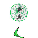 Spider Web and Spiders Fabric Wind Spinner,45634