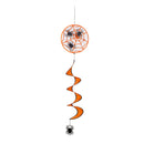 Spider Web and Spiders Fabric Wind Spinner,45634