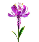 38.5"H Wind Spinner Flower Garden Stake, Pink