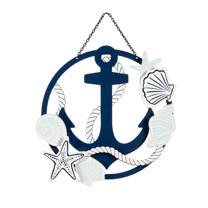 Laser cut Metal Coastal Hanging Garden Décor