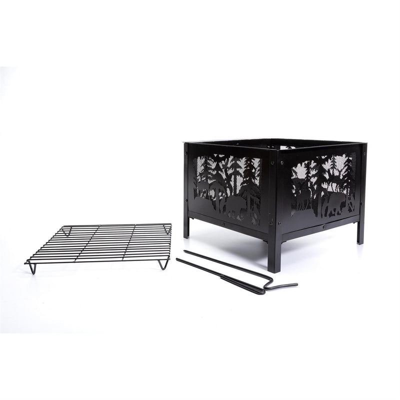 Square Wilderness Firepit