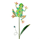 36" Talavera Frog Garden Stake, 3 Asst, 4 of Each, 12 Piece CDU