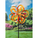 75"H Wind Spinner, Sunset Rings