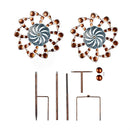 75"H Bubble Flower Wind Spinner