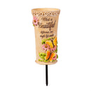Memorial Garden Stake, Butterfly Vase Garden Stake, 8"H, CDU
