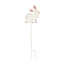24"H Metal Bunny Garden Stake 3 ASST, 4 EA, 12 PC CDU