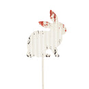 24"H Metal Bunny Garden Stake 3 ASST, 4 EA, 12 PC CDU