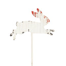 24"H Metal Bunny Garden Stake 3 ASST, 4 EA, 12 PC CDU
