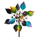 75"H Mystical Leaves Wind Spinner