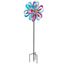 75"H Colorful Bows Wind Spinner