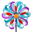 75"H Colorful Bows Wind Spinner