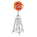 Wind Spinner Trellis: Orange Flower