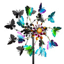 75"H Butterfly Garden Wind Spinner