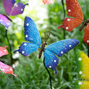 Pollinator Garden Stake, Metal Bouncing Butterfly, 28"H, Asst of 6, CDU