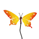 Pollinator Garden Stake, Metal Bouncing Butterfly, 28"H, Asst of 6, CDU