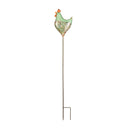 47"H Metal Garden Stake, Decoupage Rooster, In CDU