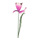 48"H Metal Statement Garden Stake, Blooming Crocus