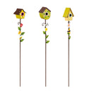 Cottage Garden, Birdhouse Plant Pick, 19"H, CDU