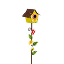 Cottage Garden, Birdhouse Plant Pick, 19"H, CDU