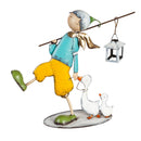 Metal Wandering Fairy Statuary