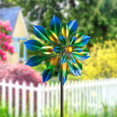 72" H Triple Layer Multi Color Wind Spinner
