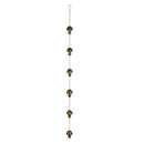 72" Verdigris Finish Metal Mushroom Rain Chain