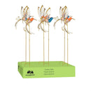 37"H Fluttering Hummingbird Metal Garden Stakes