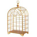 Gold Metal Bird Cage, Nested, Set of 2,47m5287