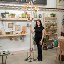 90" Geometric Wind spinner