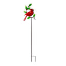 Snowbirds Garden Stake, Metal Garden Stake, Christmas Cardinal, 36"H, Asst of 2, CDU